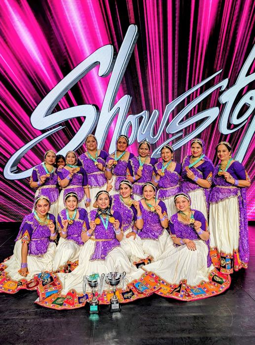 Team with Showstopper competition medals